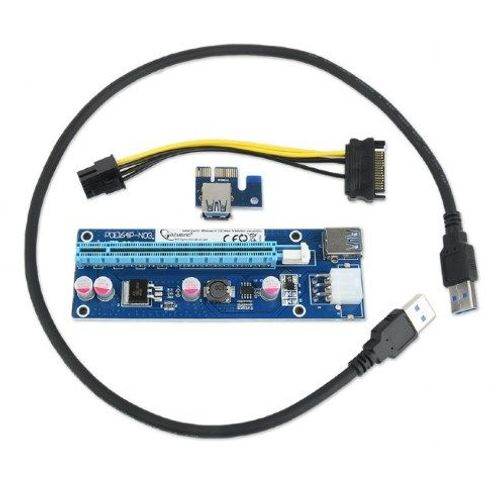 RC-PCIEX-03 Gembird * PCI-Express riser add-on card, PCI-ex 6-pin power connector slika 4