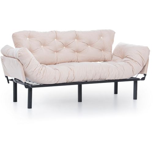 Atelier Del Sofa Trosjed na razvlačenje, Krem, Nitta Triple - Cream slika 4