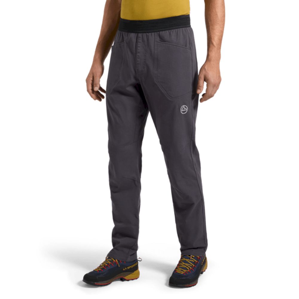 La Sportiva Muške penjačke hlače Pueblo, Onyx/Chalk slika 3