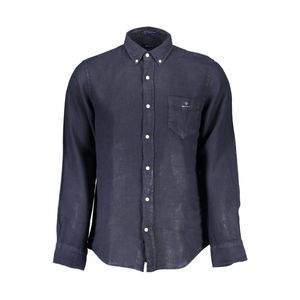 GANT MEN'S BLUE LONG SLEEVE SHIRT