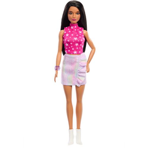 Barbie Fashionista Pink Rock Dress doll slika 5