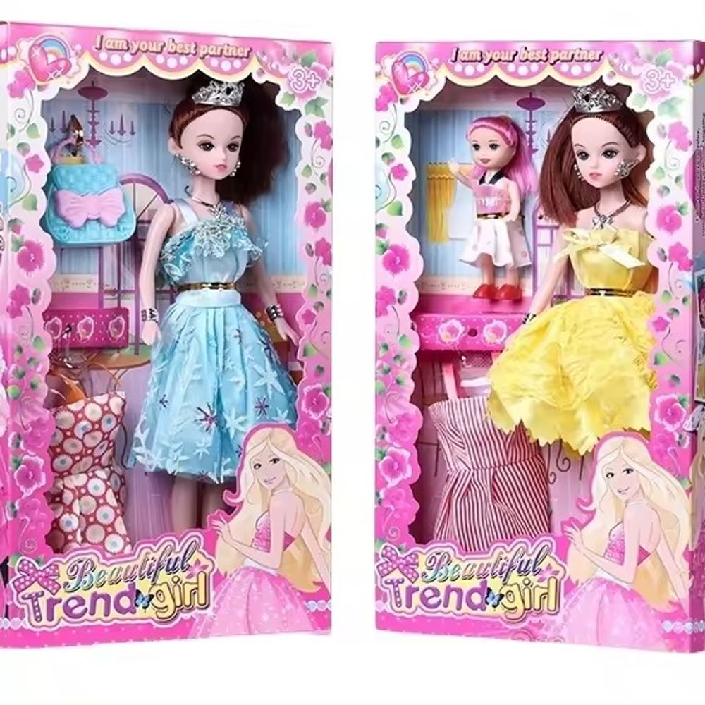 Lutka sa dodacima Trendy Girl, 1 kom slika 1