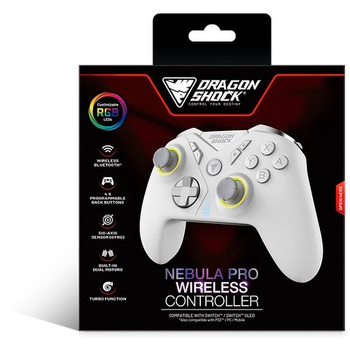 Dragonshock Nebula Pro Wireless Controller White Switch slika 3