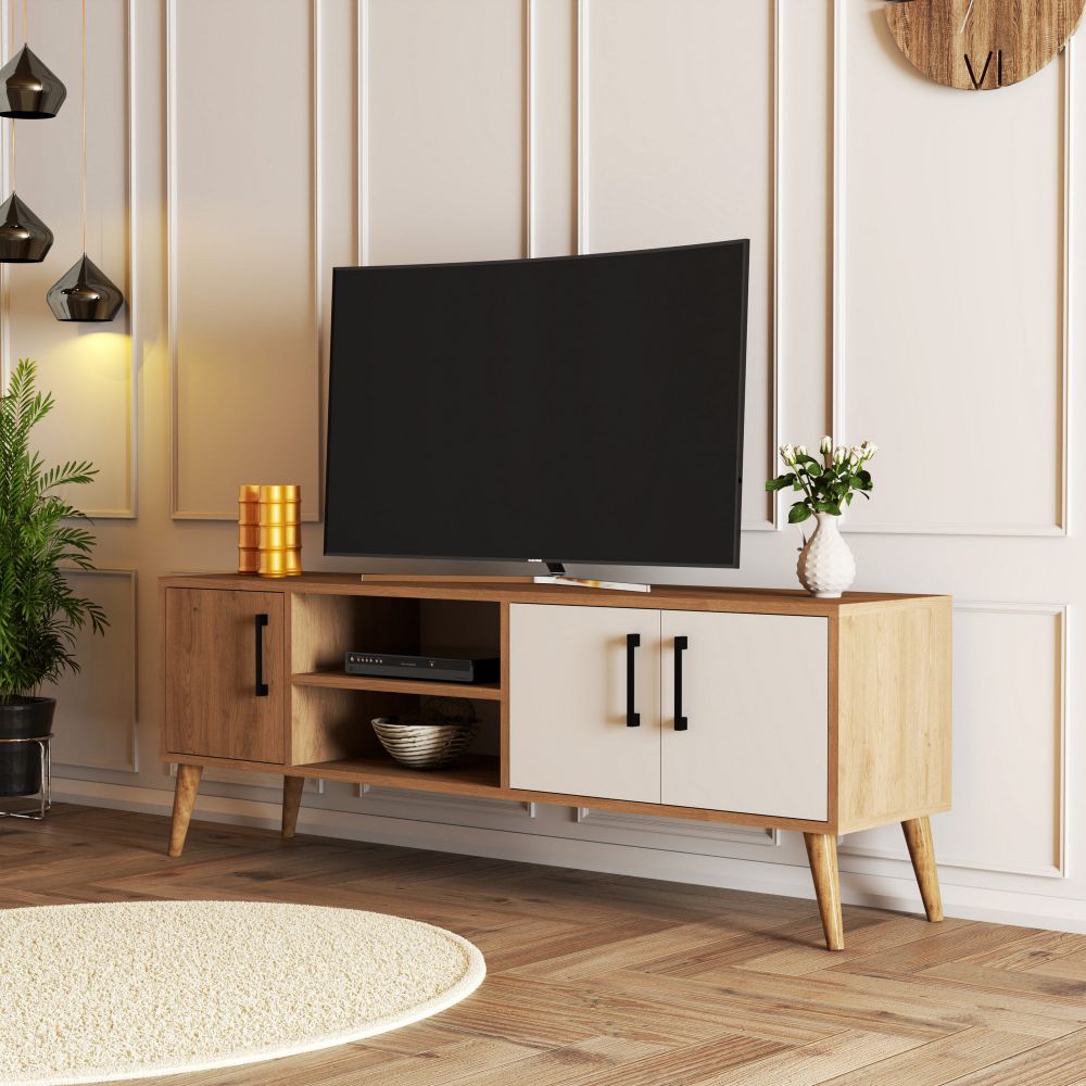 Exxen - 1584 Hrast Bijeli TV Stalak slika 2