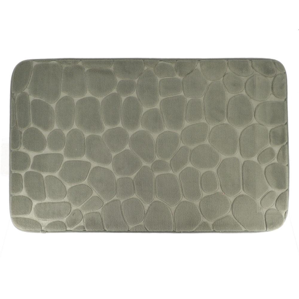 Tendance kupaonski tepih pebble 50x80 cm memorijska pjena, kaki slika 1