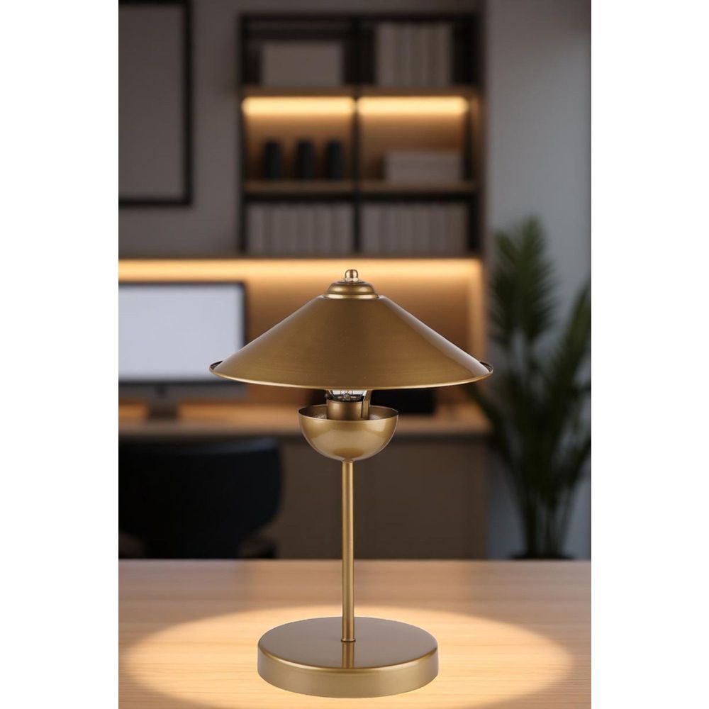 Zlatna Stolna Lampa 8893-2 slika 1