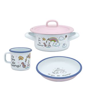 Metalac Set Mini M Unicorn za djevojčice 3/1 