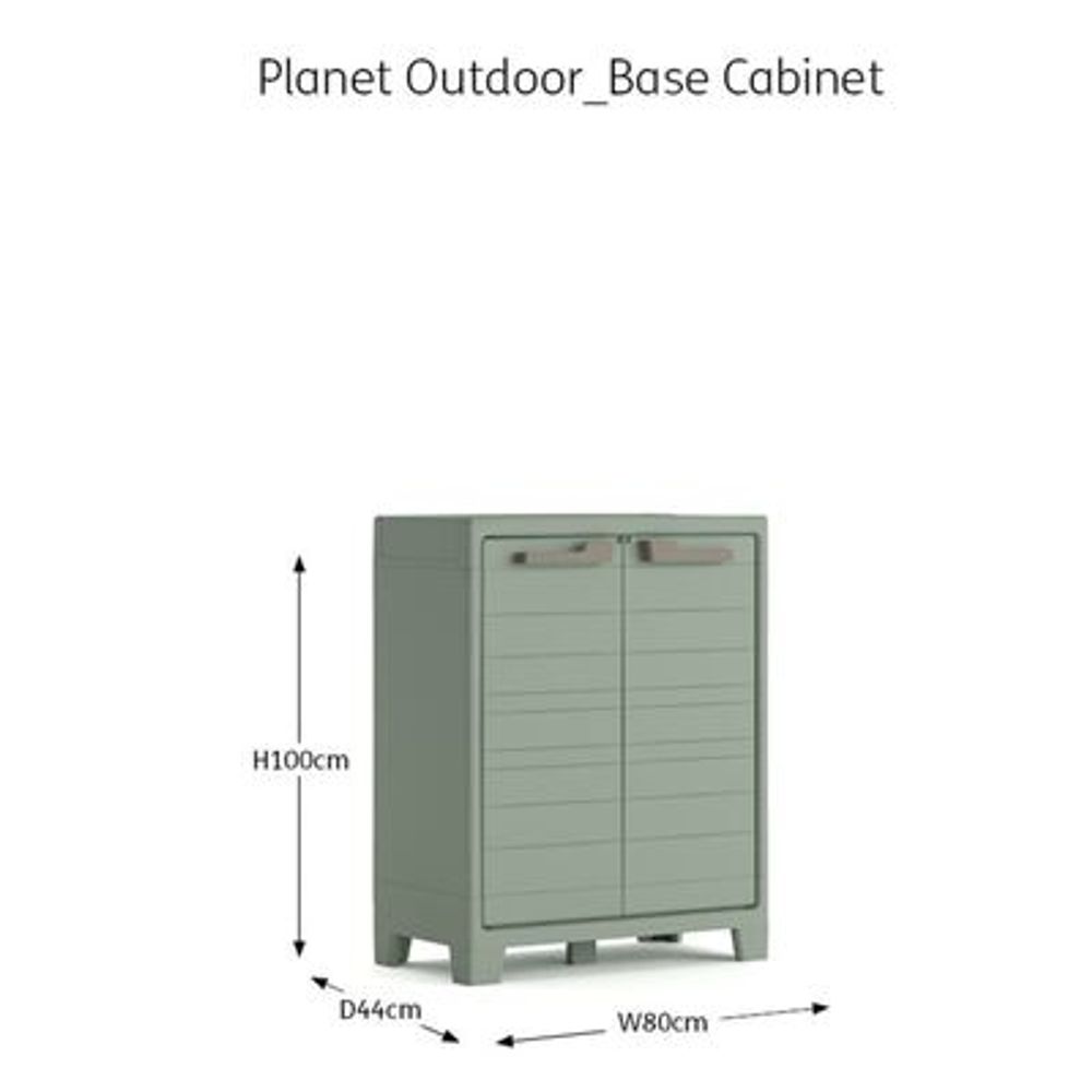 Keterr ormar 80 x 44 x 100 mint PVC PLANET KIS slika 8