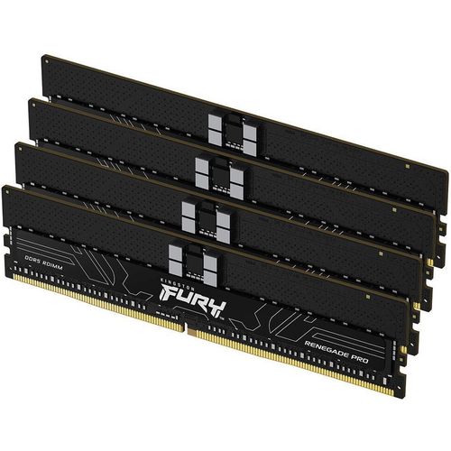 Kingston DDR5 128GB (4x32GB) KF548R36RBK4-128 4800MHz [FURY RENEGADE PRO], ECC Registered DIMM, CL36 1.1V, 288-Pin 1Rx4, Memory Kit, PnP, XMP slika 1
