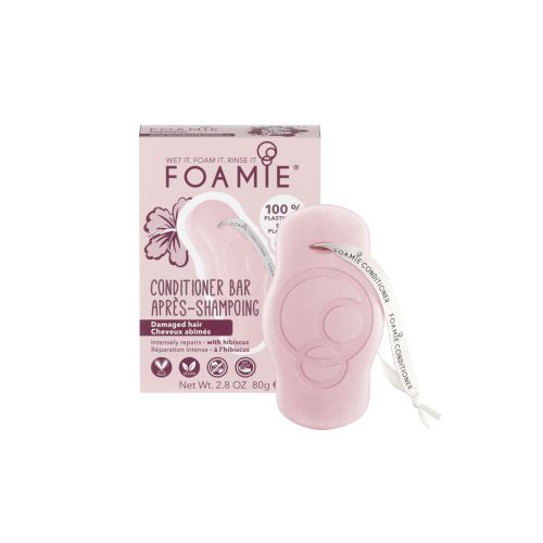 FOAMIE čvrsti regenerator za oštećenu kosu hibiskus 80g slika 1