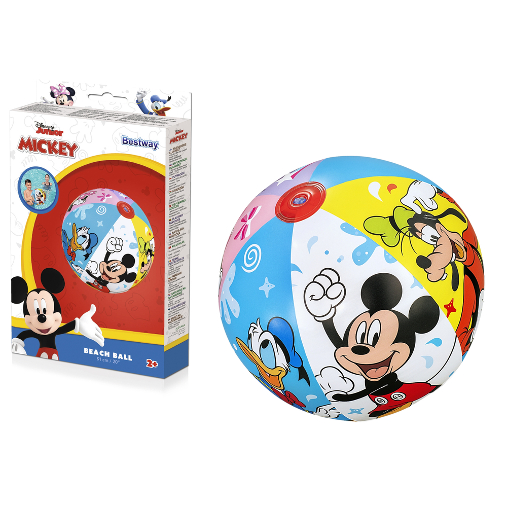 Lopta na napuhavanje 51 cm Bestway - Mickey Mouse slika 1