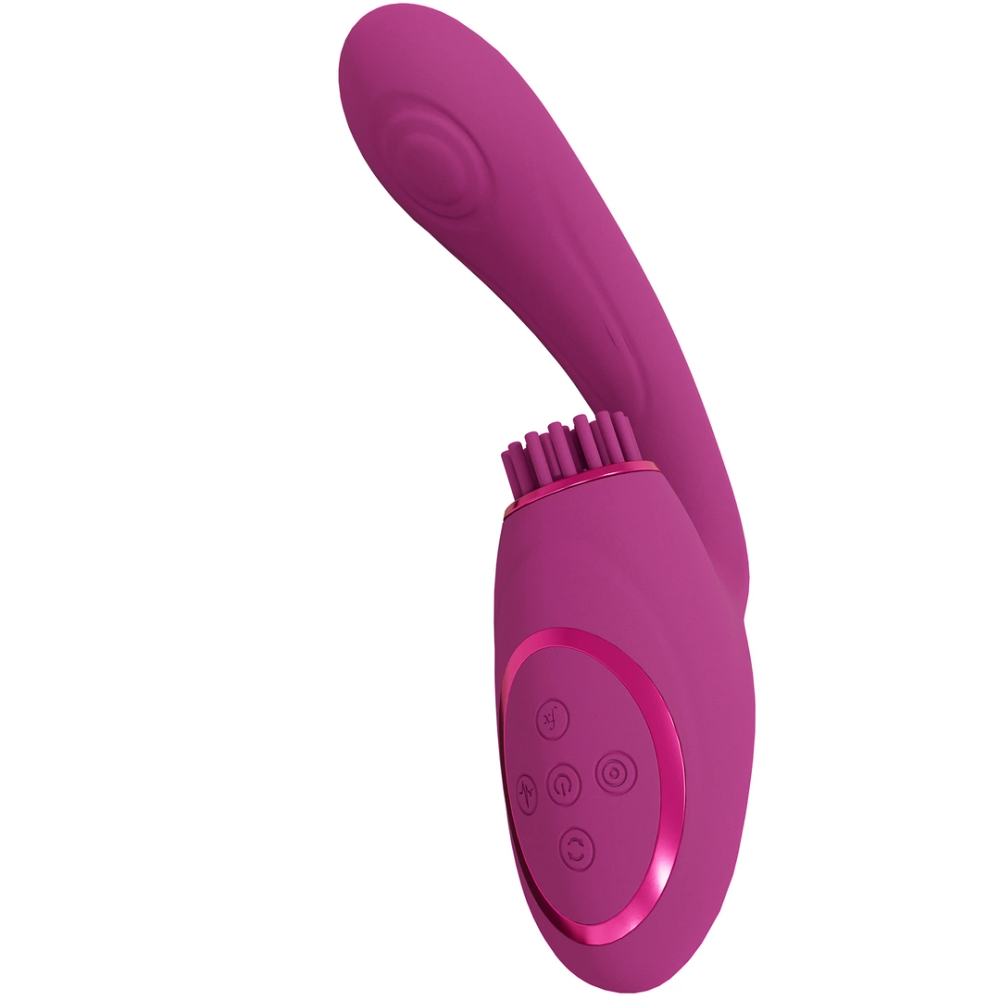 VIVE by Shots Gen - Vibrator G-točke s trostrukim motorom s pulsnim valom i vibrirajućim četkicama slika 5