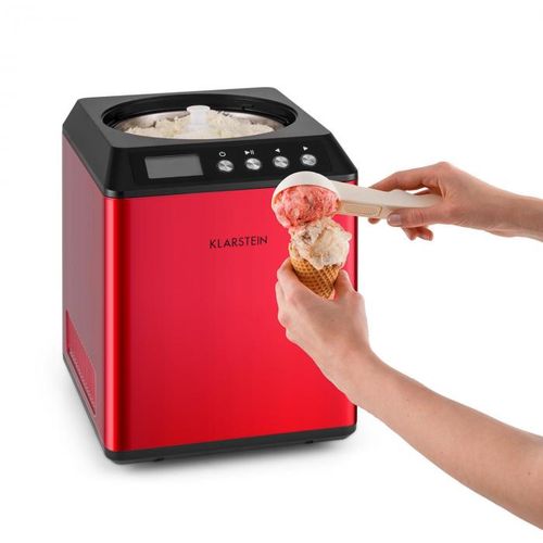 Klarstein Vanilla Sky uređaj za pravljenje sladoleda, Crvena slika 3
