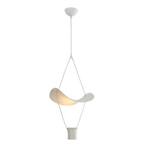 L1332 - White White Chandelier