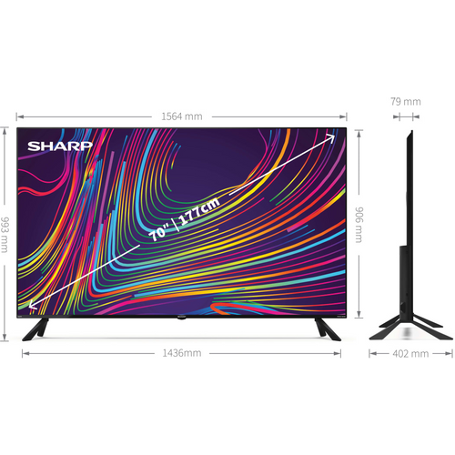 Sharp LED UHD TV 70CL5EA Android  slika 8