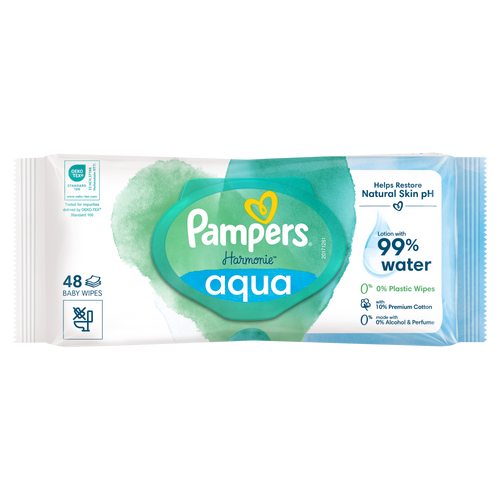 Pampers vlažne maramice Harmonie Aqua 48 komada slika 2