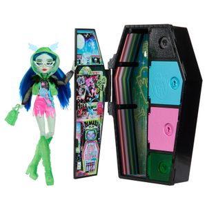 Monster High Skullmate Secrets Neon Frights Ghoulia lutka 25cm