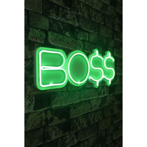 Wallity Ukrasna plastična LED rasvjeta, BOSS - Green slika 8