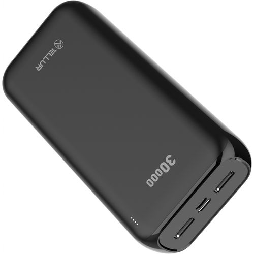 Tellur PBC303 30000mAh POWER BANK. 2XUSB+TYPE-C+MicroUSB - BLACK slika 3