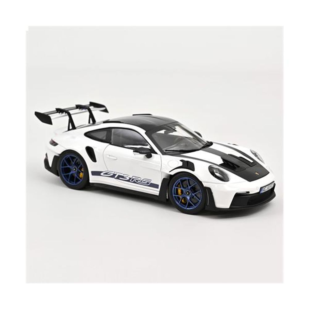 Norev 1/18 Porsche 911 GT3 RS W/Weissach Pack 2022 White/Indigoblue slika 1