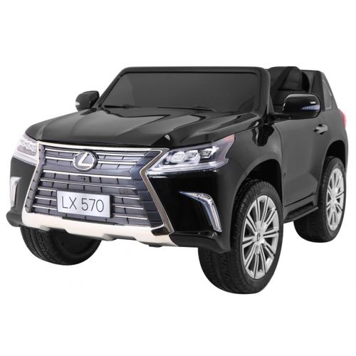 Licencirani auto na akumulator Lexus LX570 4x4 - dvosjed - crni/lakirani slika 1