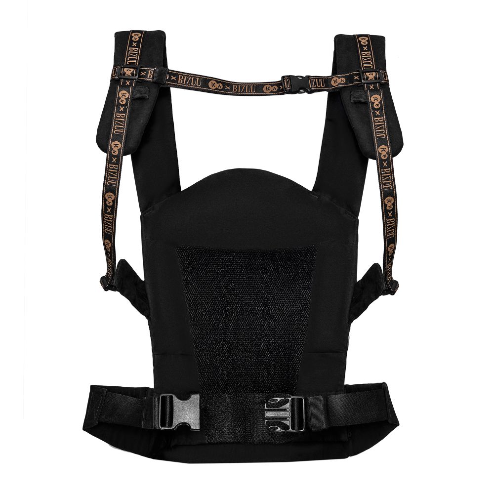 Kinderkraft Ergonomska nosiljka za bebu Huggy Bizuu, Lunar Black slika 3