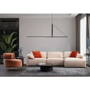Ugaona sofa Flamingo Corner 5 (L1+O1+Chlr) - boja: krem