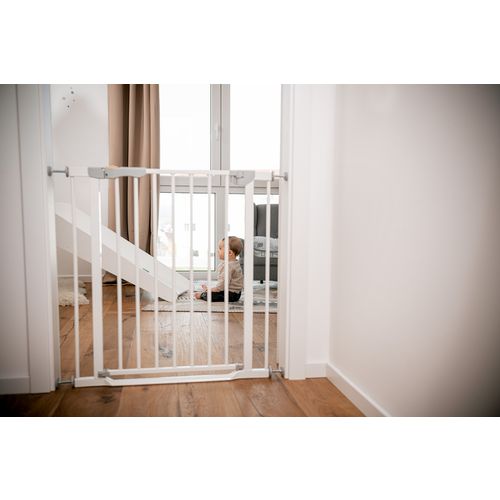 Hauck zaštitna ograda Clear Step Autoclose (75-80 cm) - white  slika 3