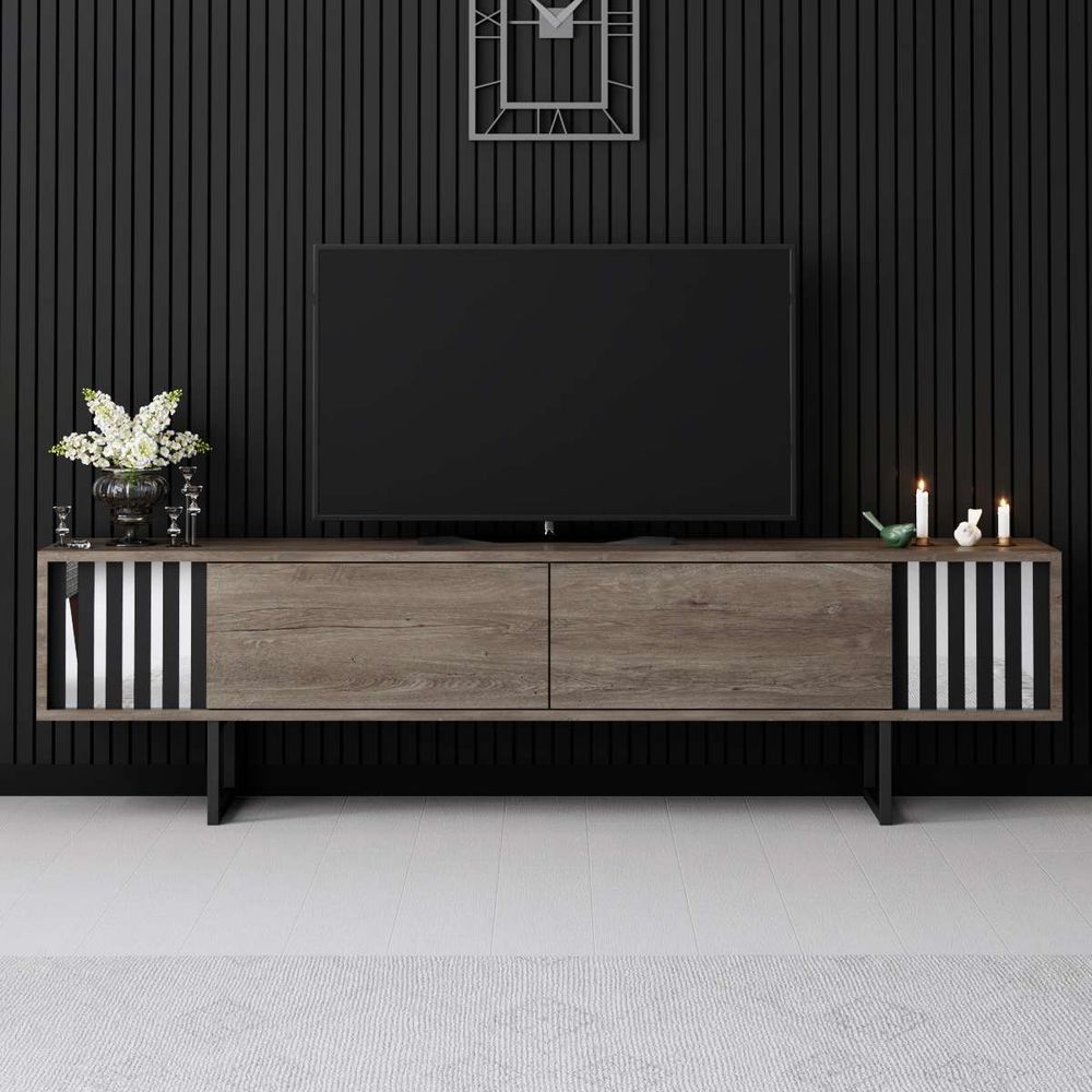 TV Stalak Chrome Line - Orasi orah i crna slika 2