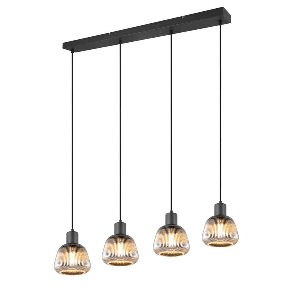 Trio Lightning luster TARIFA 4, boja crna mat slika 1