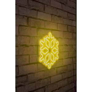 Wallity Ukrasna plastična LED rasvjeta, Snowflake - Yellow