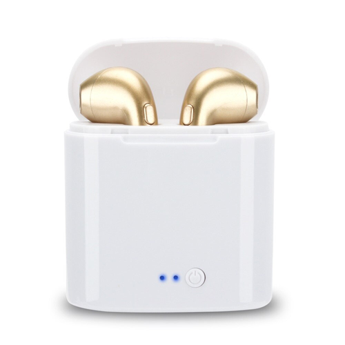 Bluetooth slusalice Airpods i7s TWS zlatne HQ slika 1