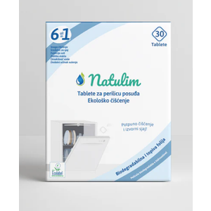 Natulim eko tablete za perilicu posuđa 6u1 (30 tableta)
