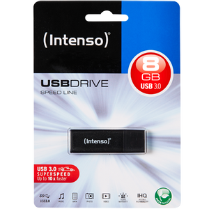 (Intenso) USB Flash drive 8GB Hi-Speed USB 3.0, SPEED Line - USB3.0-8GB/Speed