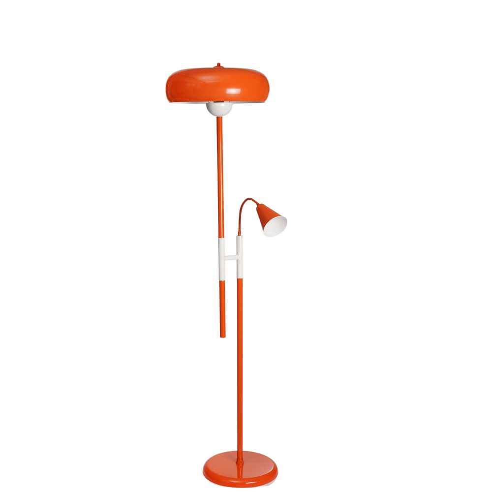 Opviq Podna lampa 817, narančasta, bijela slika 2