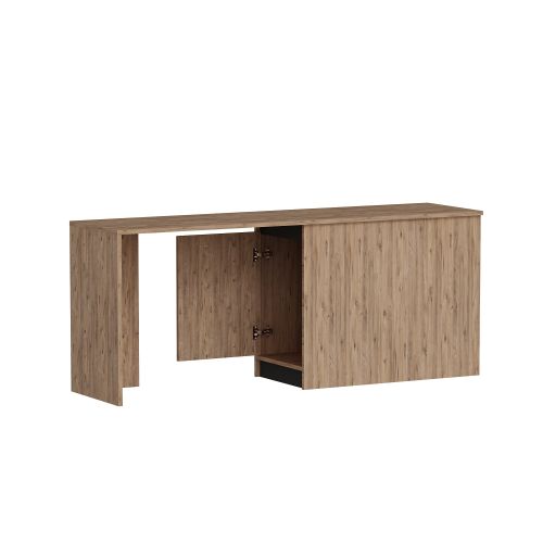 Akser - Atlantic Pine, Anthracite Atlantic PineAnthracite Study Desk slika 4