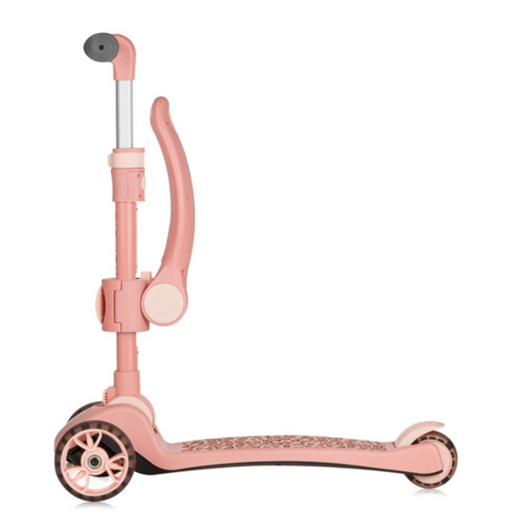 Lionelo Romobil sa LED svjetlima 2U1 Franky, Pink Rose slika 5