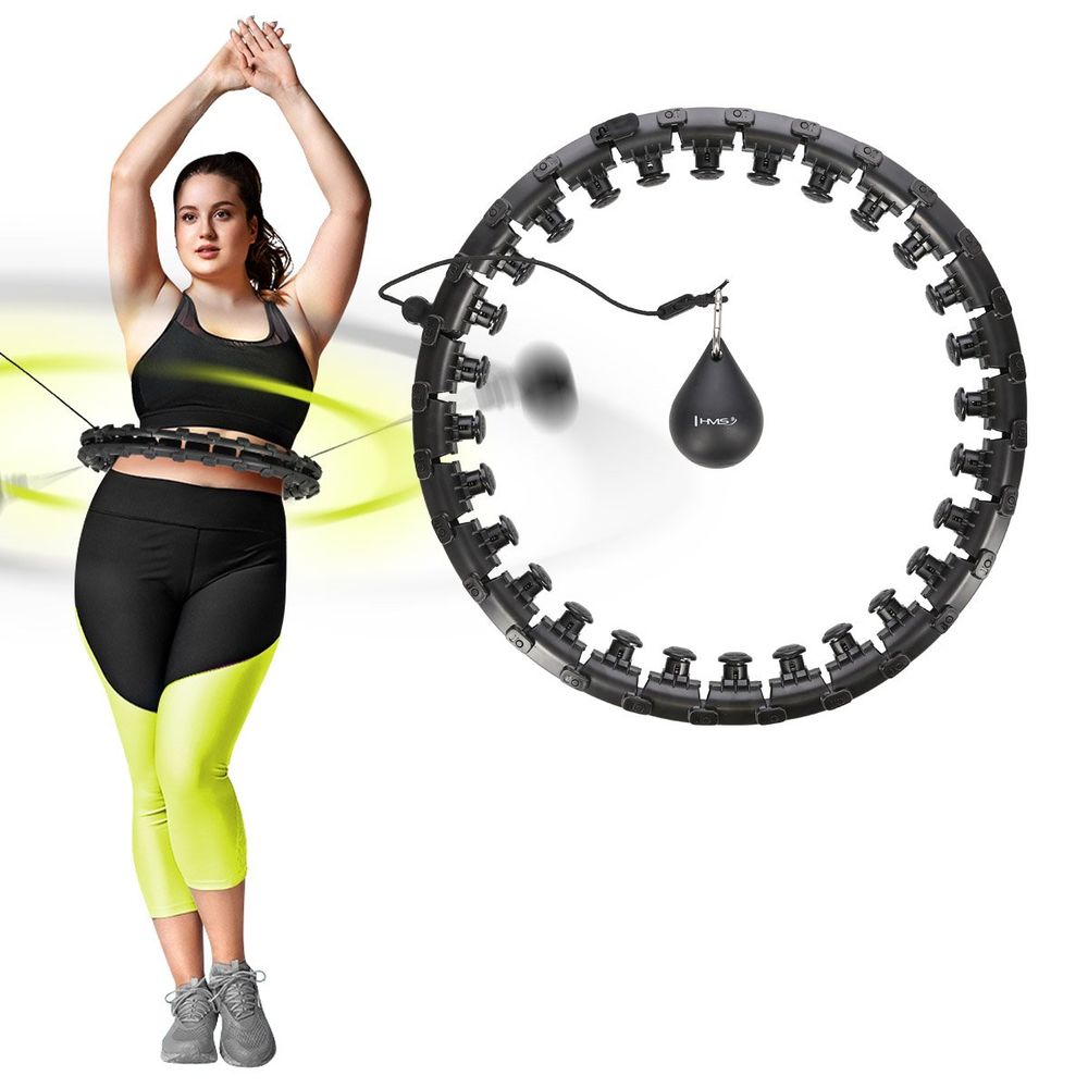 Hhw12 plus size hula hoop crni s utegom hms slika 2