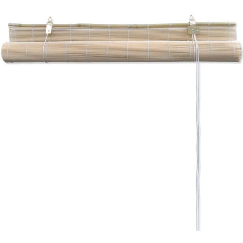 Rolo zavjesa od bambusa prirodna boja 150 x 220 cm slika 10