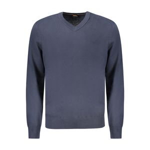 HUGO BOSS MEN'S SWEATER BLUE