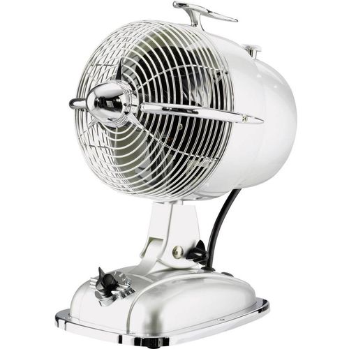 CasaFan Retrojet stolni ventilator 24 W (Ø x V) 18.2 cm x 32 cm srebrna, krom boja slika 1