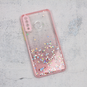 Maska Frame Glitter za Huawei P30 Lite roze