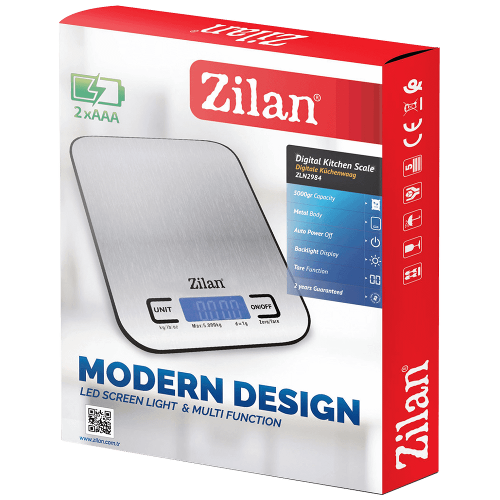 Zilan Vaga kuhinjska, do 5 kg., INOX - ZLN2984 slika 2