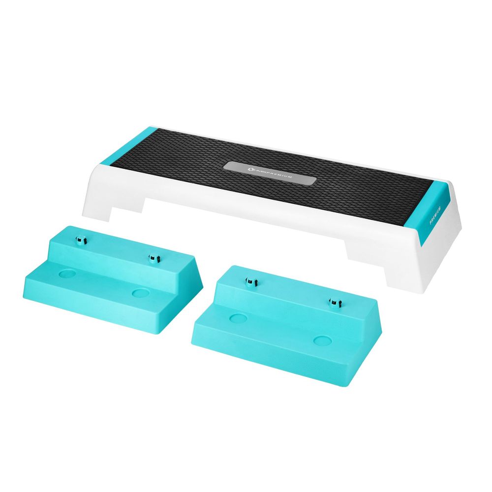 As007 bijela/menta aerobic step hms premium slika 8