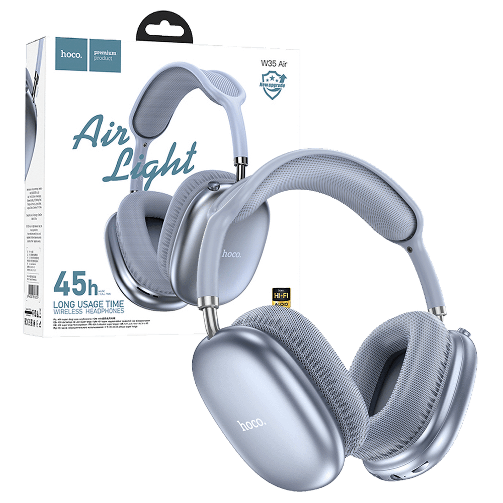 hoco. Slušalice bežične sa mikrofonom, Bluetooth, plava - W35 Air Triumph Blue slika 1