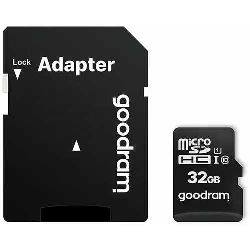 Memorijska kartica GOODRAM microSD SD 32GB CLASS 10 UHS I 100MB/s s adapterom slika 2
