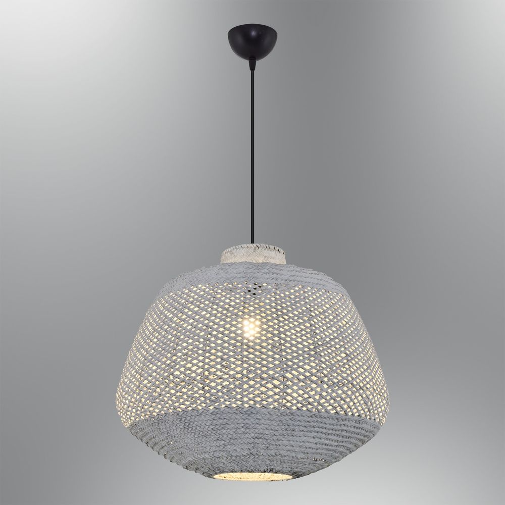 Luster Bijeli 4461-13-01 sa Ratan Kapom slika 1