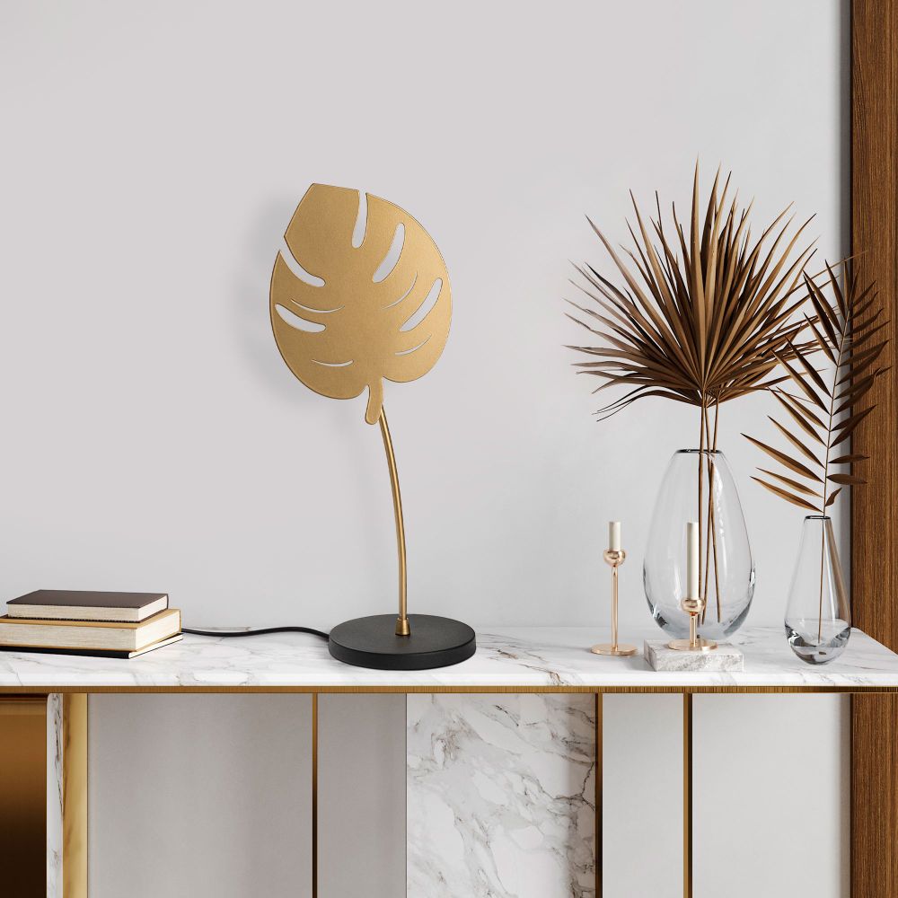Lampa za sto Leaf - 15325 GoldBlack slika 1