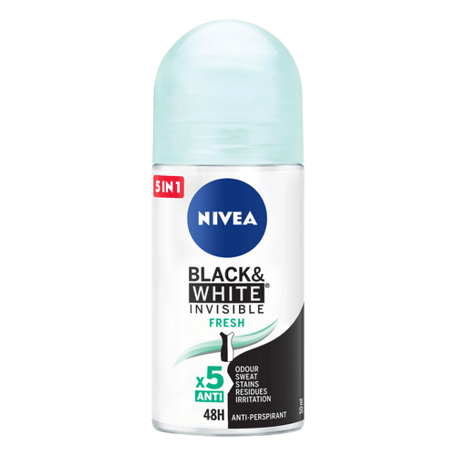 NIVEA Black&White Fresh dezodorans roll-on 50ml slika 1