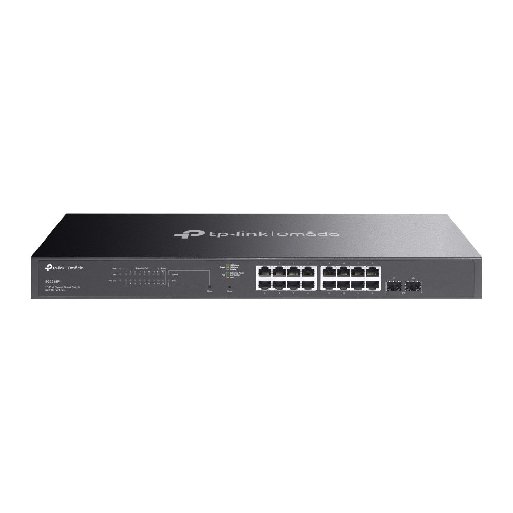 TP-Link SG2218P Omada 18-Port Gigabit Pametan Prekidač sa 16-Port PoE+ slika 1